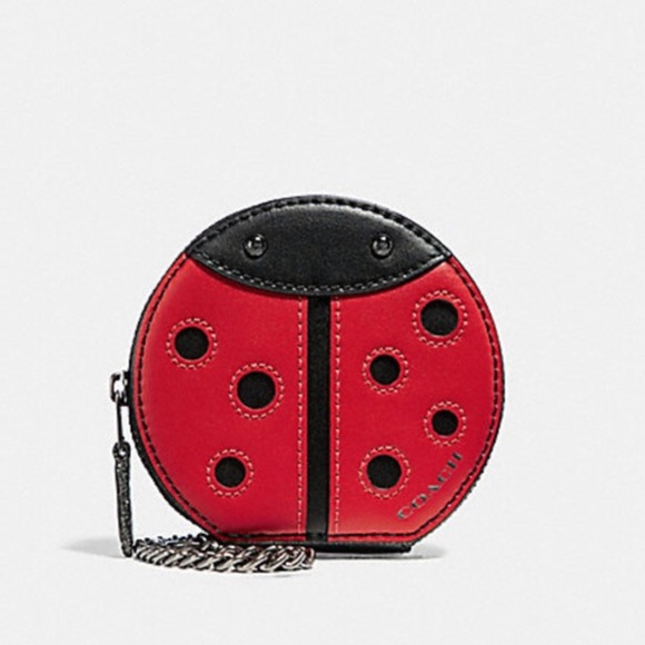 Coach Handbags - ✨PRICE DROP✨NWT | COACH | Ladybug Coin Purse ♡NEW♡